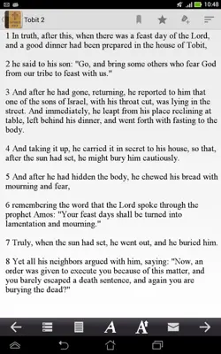 Catholic Bible android App screenshot 5