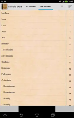 Catholic Bible android App screenshot 6